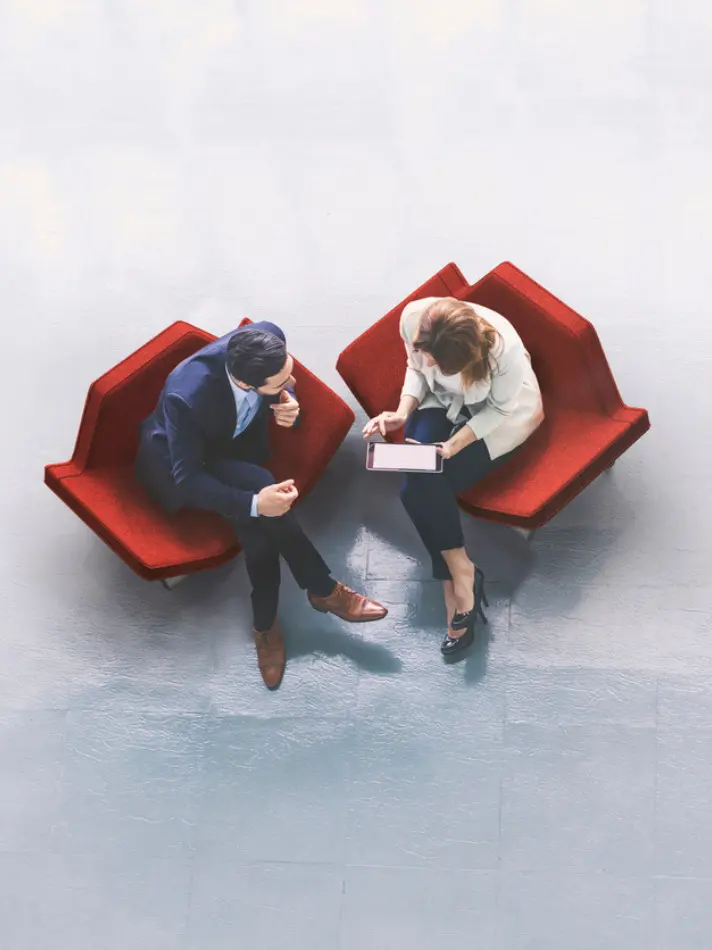 Business people discussing ideas